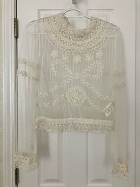 Free People Forever Romance Blouse